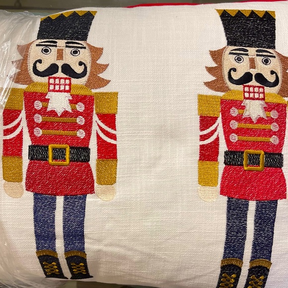NEW—Pomeroy Collection Nutcracker Lumbar Pillow 16x26 907371 - Picture 10 of 16